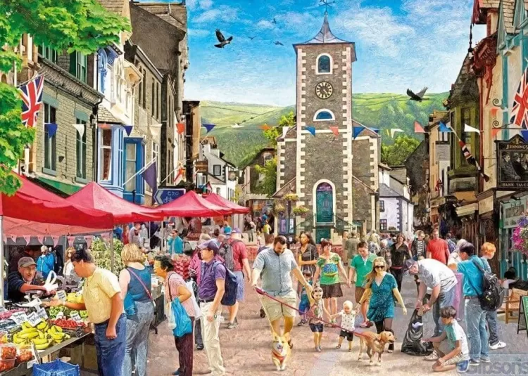 Gibsons Locations & Buildings* - Keswick -1000 Piece Jigsaw Puzzle