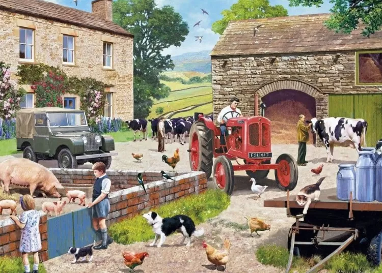 Gibsons Farming* - Life On The Farm - 1000 Piece Jigsaw Puzzle