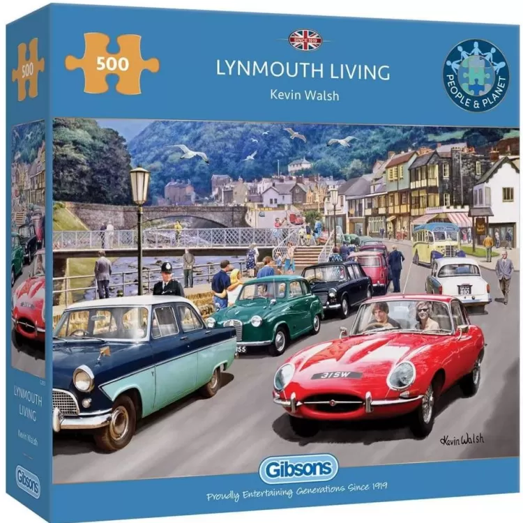 Gibsons Locations & Buildings* - Lynmouth Living - 500 Piece Jigsaw Puzzle