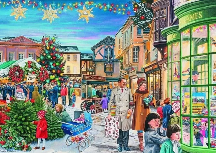 Gibsons Christmas* - Magic Of Christmas - 4 X 500 Piece Jigsaw Puzzle