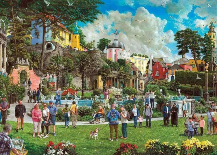 Gibsons Locations & Buildings* - Portmeirion - 1000 Piece Jigsaw Puzzle