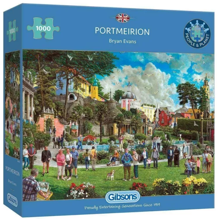 Gibsons Locations & Buildings* - Portmeirion - 1000 Piece Jigsaw Puzzle