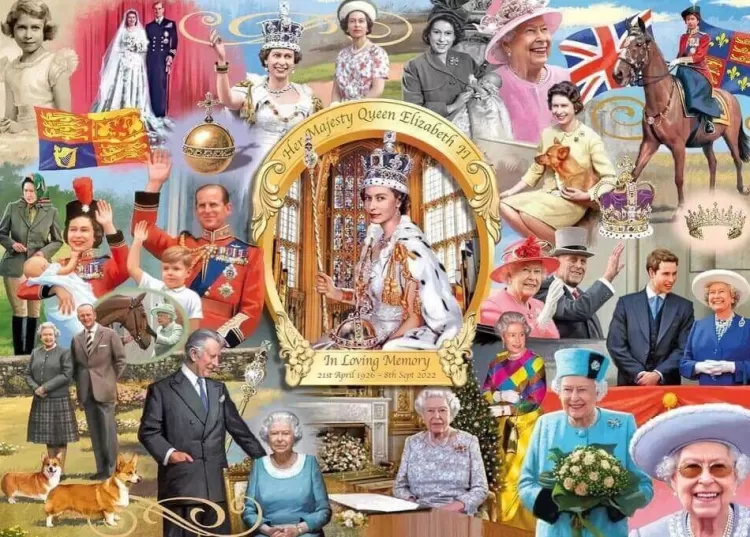 Gibsons Royal* - Queen Elizabeth Ii - 1000 Piece Jigsaw Puzzle