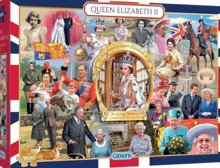 Gibsons Royal* - Queen Elizabeth Ii - 1000 Piece Jigsaw Puzzle
