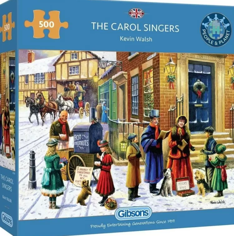 Gibsons Pastimes* - The Carol Singers - 500 Piece Jigsaw Puzzle