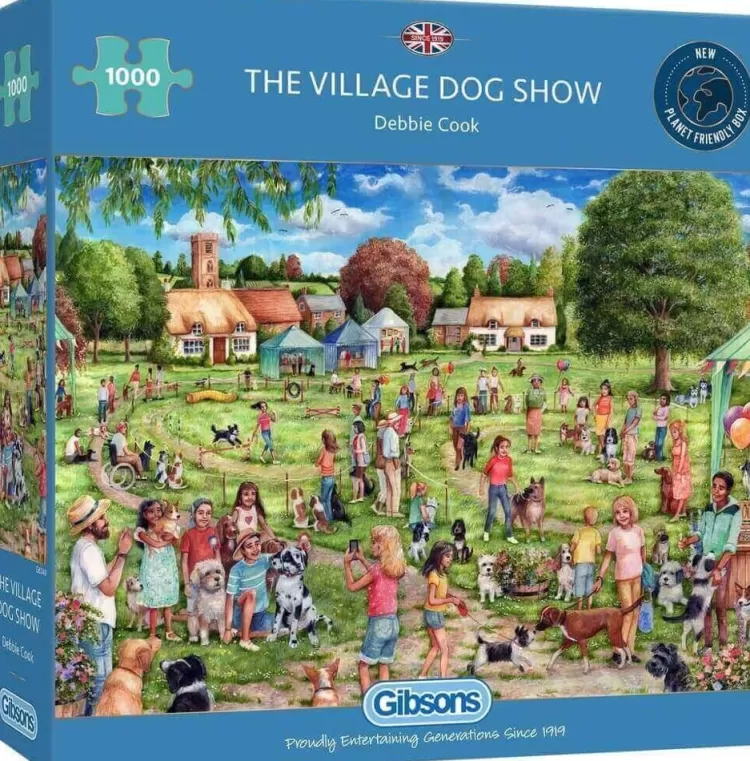 Gibsons Pastimes* - The Village Dog Show - 1000 Piece Jigsaw Puzzle