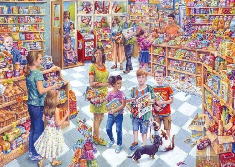 Gibsons Pastimes* - Village News - 1000 Piece Jigsaw Puzzle
