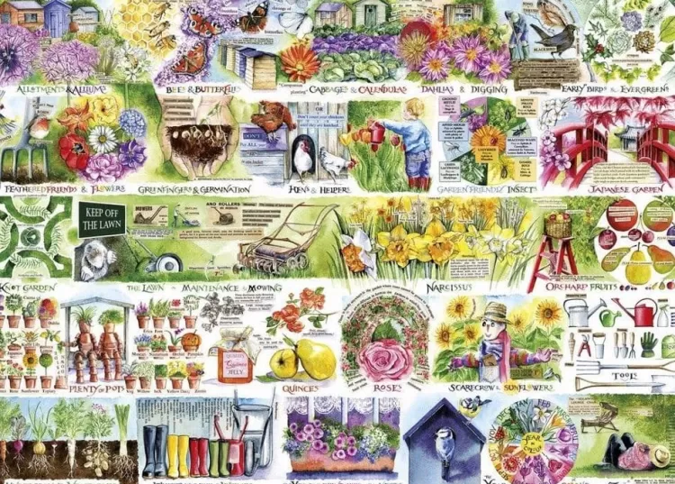 Gibsons Pastimes* - Wheelbarrows & Wellies - 1000 Piece Jigsaw Puzzle