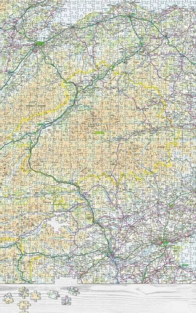 Great British Jigsaws Maps & Flags* - Cairngorms - 1000 Piece Jigsaw Puzzle