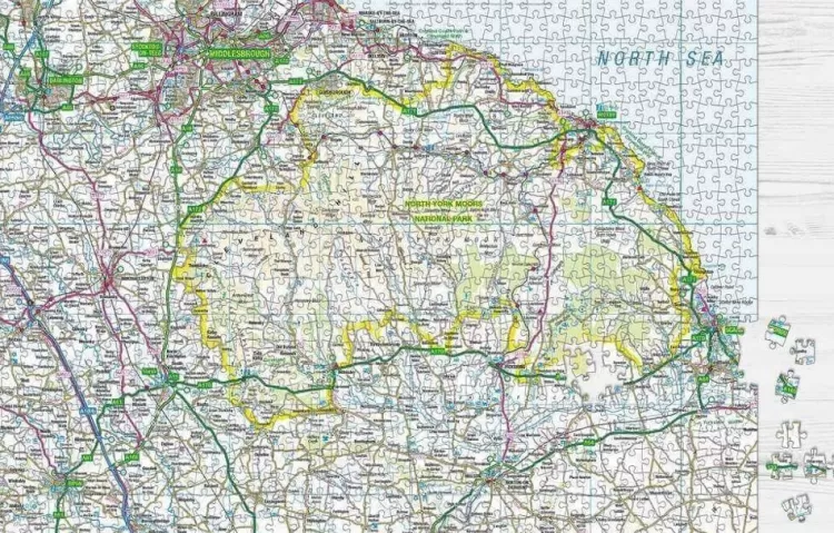 Great British Jigsaws Yorkshire* - North York Moors - 1000 Piece Jigsaw Puzzle