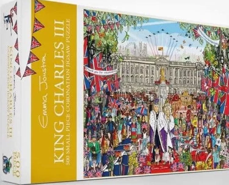 Great British Jigsaws Royal*Great British Puzzles - King Charles Iii Coronation - 500 Piece Jigsaw Puzzle
