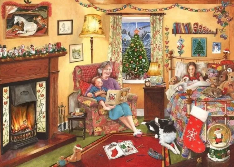 House of Puzzles Nostalgia* - A Story For Christmas No 11 - 500 Piece Jigsaw Puzzle