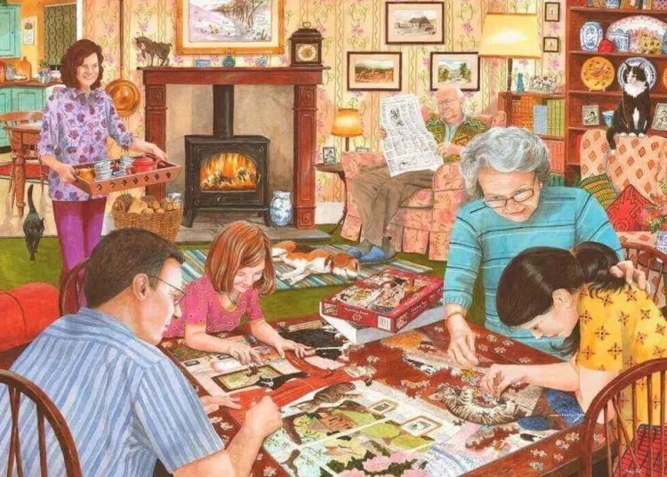 House of Puzzles Pastimes* - Bits & Pieces - 500Xl Piece Jigsaw Puzzle