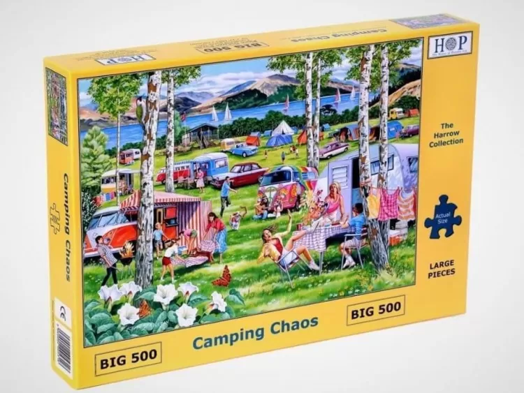 House of Puzzles Pastimes* - Camping Chaos - 500Xl Piece Jigsaw Puzzle