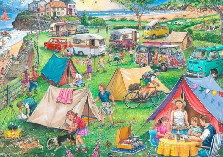 House of Puzzles Pastimes* - Camping No 10 - 1000 Piece