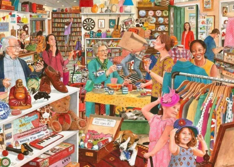 House of Puzzles Pastimes* - Charity Bargains - 1000 Piece Jigsaw Puzzle