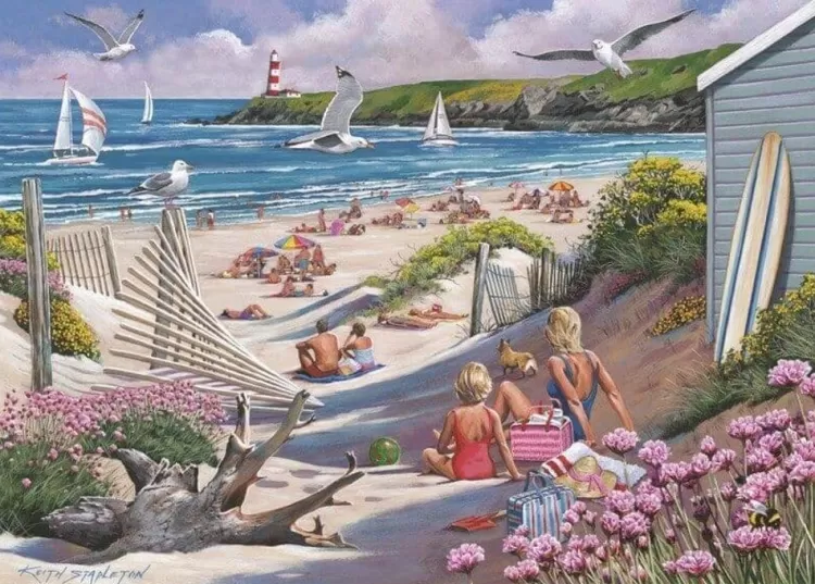House of Puzzles Locations & Buildings* - Driftwood Bay - 1000 Piece Jigsaw Puzzle