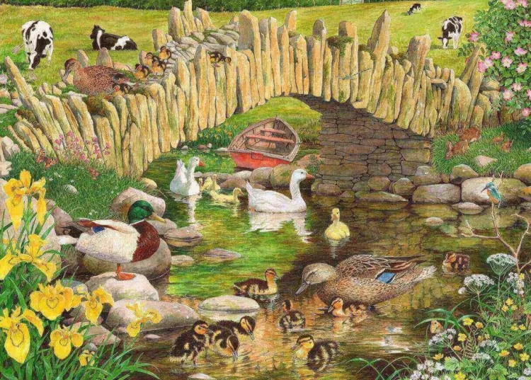 House of Puzzles Animals & Wildlife* - Duck, Duck, Goose - 250Xl Piece Jigsaw Puzzle