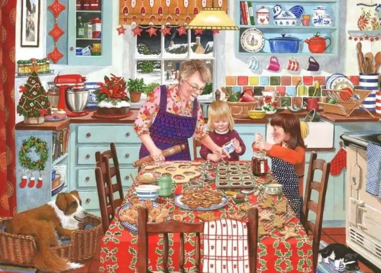 House of Puzzles Food & Drink* - Festive Fancies - 500Xl Piece Jigsaw Puzzle