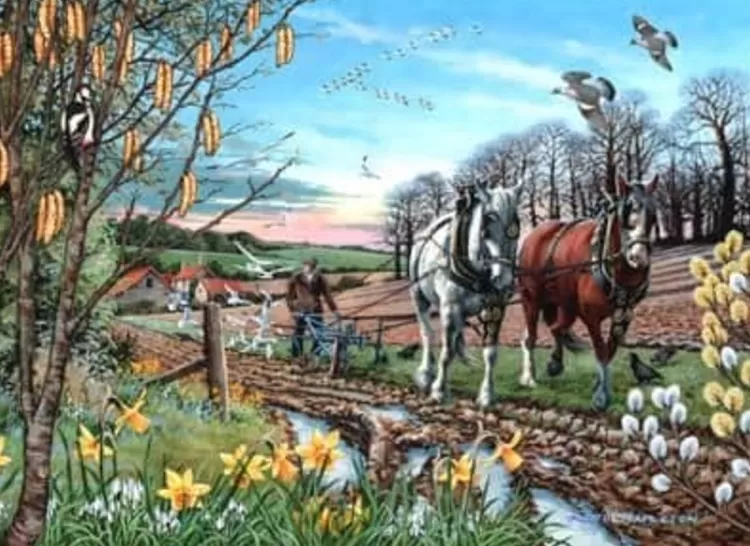 House of Puzzles Farming* - Final Furrow - 500 Piece Jigsaw Puzzle