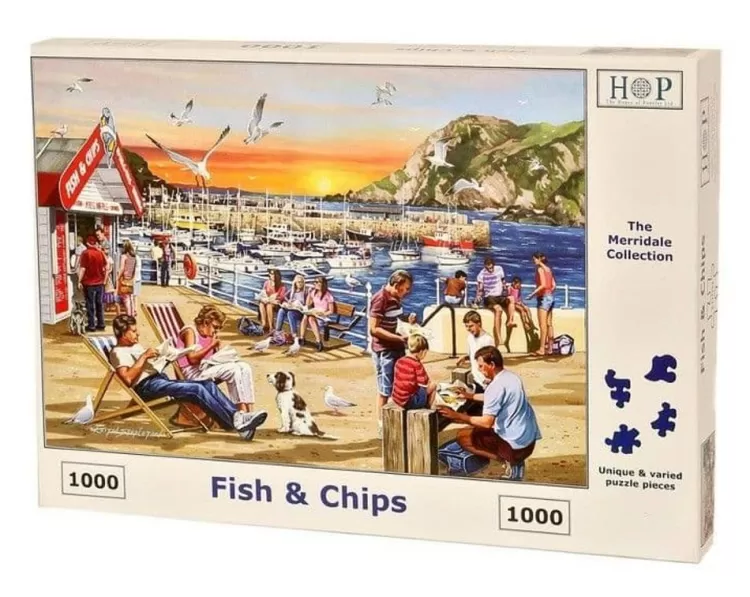 House of Puzzles Food & Drink* - Fish & Chips - 1000 Piece Jigsaw Puzzle