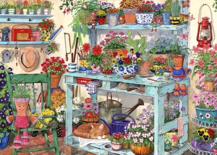 House of Puzzles Pastimes* - Going Potty - 1000 Piece Jigsaw Puzzle