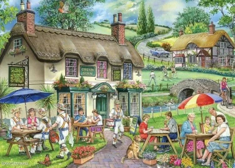 House of Puzzles Pastimes* - Green Man - 500Xl Piece Jigsaw Puzzle