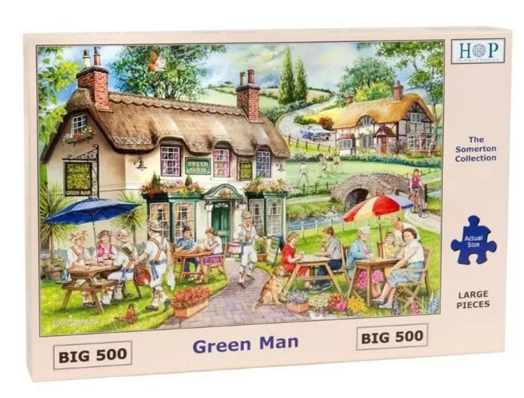 House of Puzzles Pastimes* - Green Man - 500Xl Piece Jigsaw Puzzle