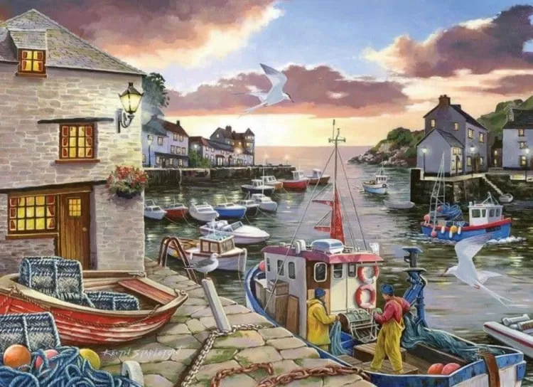 House of Puzzles Locations & Buildings* - Harbour Lights - 250Xl Piece Jigsaw Puzzle