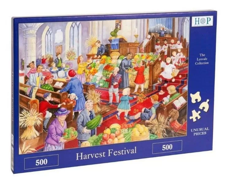 House of Puzzles Food & Drink* - Harvest Festival - 500 Piece Jigsaw Puzzle