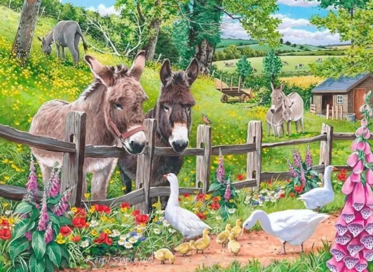 House of Puzzles Animals & Wildlife* - Jack & Jenny - 250Xl Piece Jigsaw Puzzle