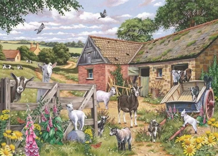 House of Puzzles Farming* - Just Kidding - 500Xl Piece Jigsaw Puzzle