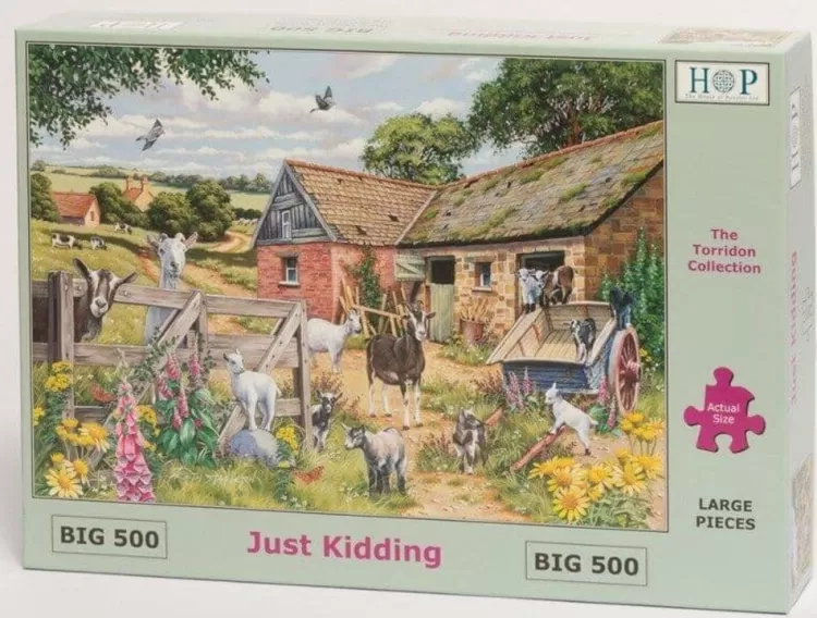 House of Puzzles Farming* - Just Kidding - 500Xl Piece Jigsaw Puzzle