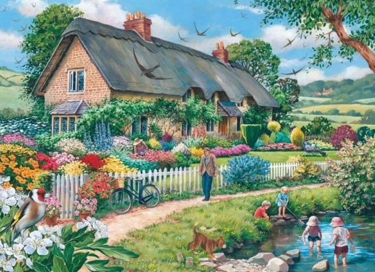 House of Puzzles Pastimes* - Lazy Days - 500 Piece Jigsaw Puzzle
