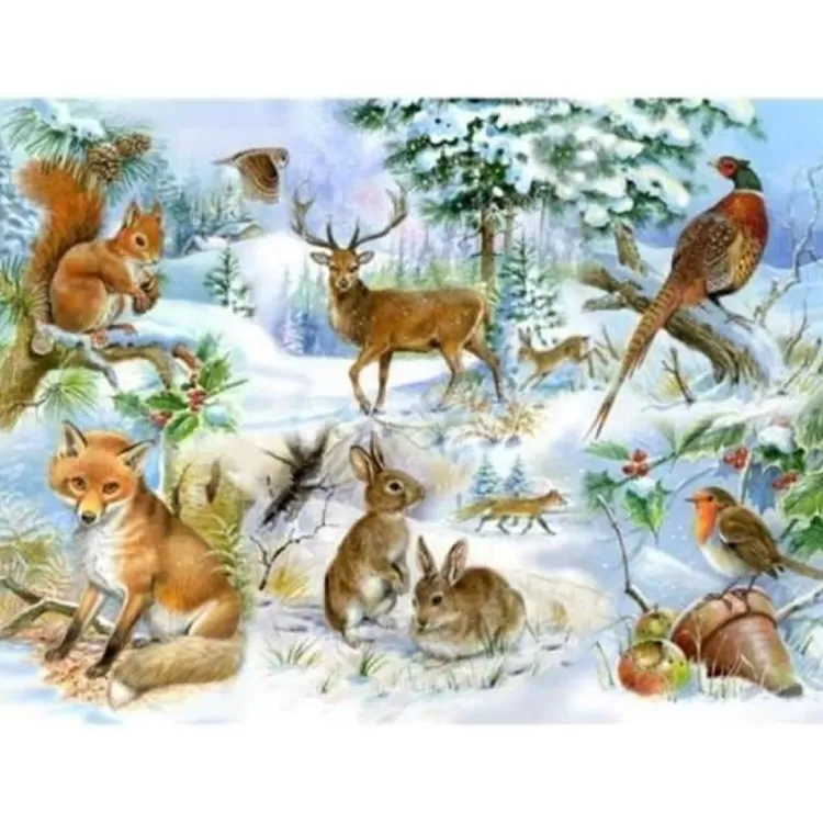 House of Puzzles Animals & Wildlife* - Midwinter - 250Xl Piece Jigsaw Puzzle