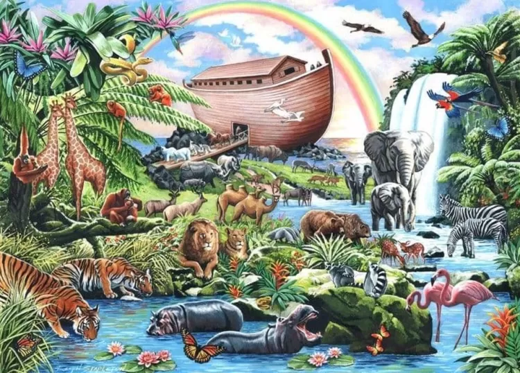 House of Puzzles Animals & Wildlife* - Noah'S Ark - 500Xl Piece Jigsaw Puzzle
