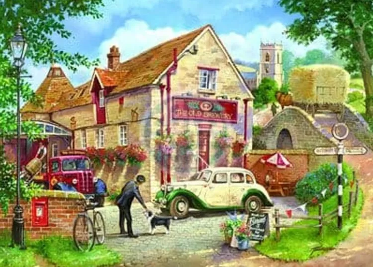 House of Puzzles Pastimes* - Old Brewery - 500 Piece Jigsaw Puzzle
