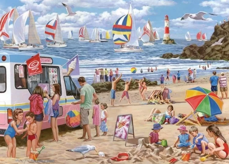 House of Puzzles Pastimes* - Regatta Day - 500Xl Piece Jigsaw Puzzle