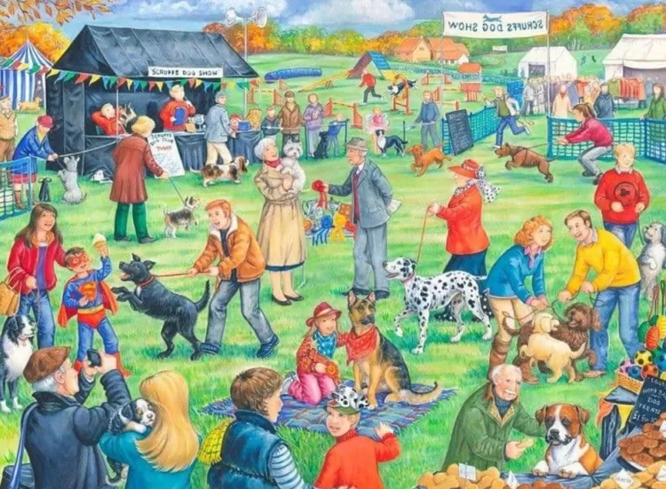 House of Puzzles Pastimes* - Scruffs - 500 Piece Jigsaw Puzzle