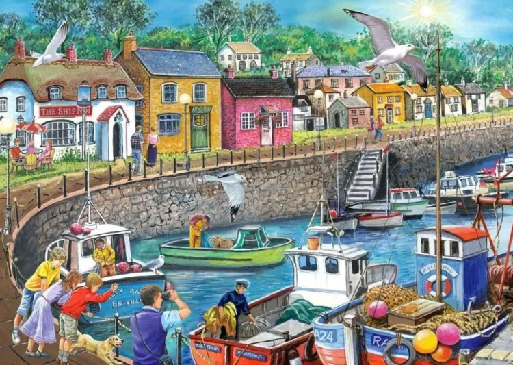 House of Puzzles Animals & Wildlife* - Seagull View - 250Xl Piece Jigsaw Puzzle