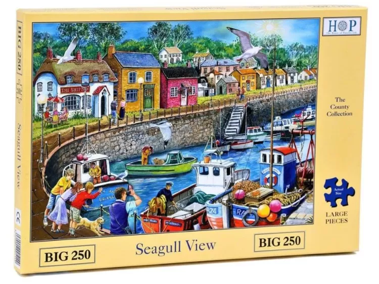 House of Puzzles Animals & Wildlife* - Seagull View - 250Xl Piece Jigsaw Puzzle