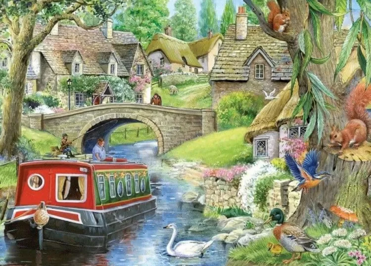 House of Puzzles Trains & Transport* - Taking It Easy - 250Xl Piece Jigsaw Puzzle