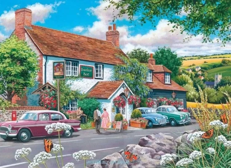 House of Puzzles Pastimes* - Travellers Rest - 500Xl Piece Jigsaw Puzzle