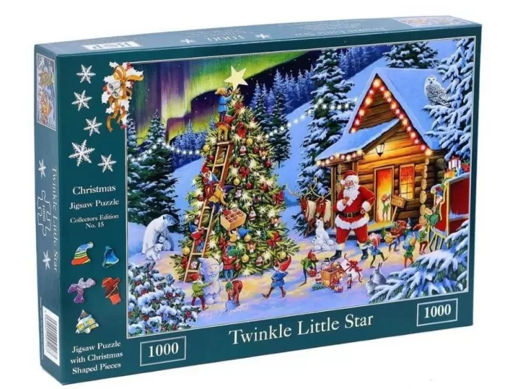 House of Puzzles Christmas* - Twinkle Little Star No 15 - 1000 Piece Jigsaw Puzzle