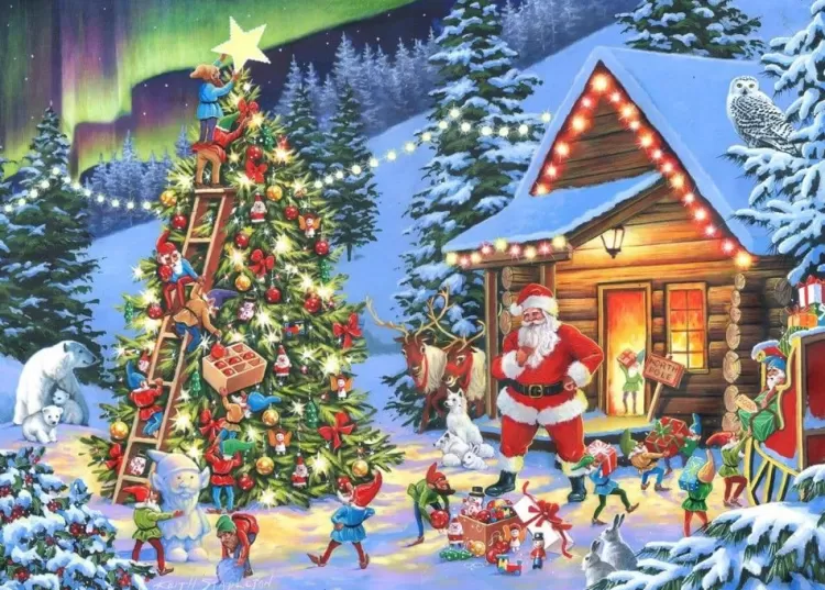 House of Puzzles Christmas* - Twinkle Little Star No 15 - 500 Piece Jigsaw Puzzle.