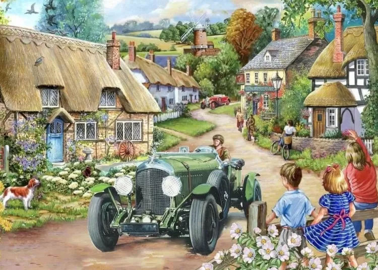 House of Puzzles Trains & Transport* - Vintage Run - 500Xl Piece Jigsaw Puzzle