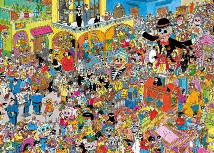 Jumbo Humour*Jan Van Haasteren - Dia De Los Muertos - 1000 Piece Jigsaw Puzzle
