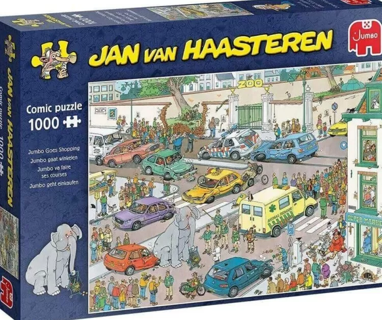Jumbo Humour*Jan Van Haasteren - Goes Shopping - 1000 Piece Jigsaw Puzzle