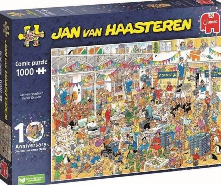 Jumbo Humour*Jan Van Haasteren - Jvh 10Th Anniversary Of Jvh Studio - 1000 Piece Jigsaw Puzzle