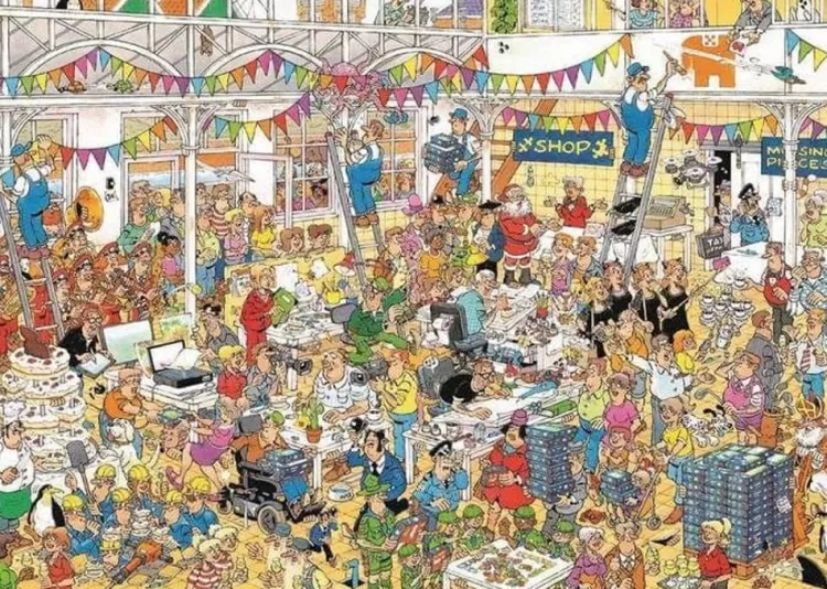 Jumbo Humour*Jan Van Haasteren - Jvh 10Th Anniversary Of Jvh Studio - 1000 Piece Jigsaw Puzzle